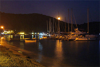 ... Vollmondnacht im Hafen von Cökertme Koyu ...