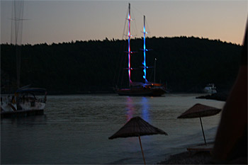 ... im Hafen von Cökertme Koyu ...