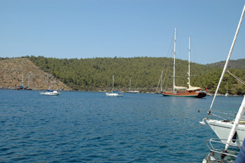 ... die Bucht von Cökertme Koyu ...