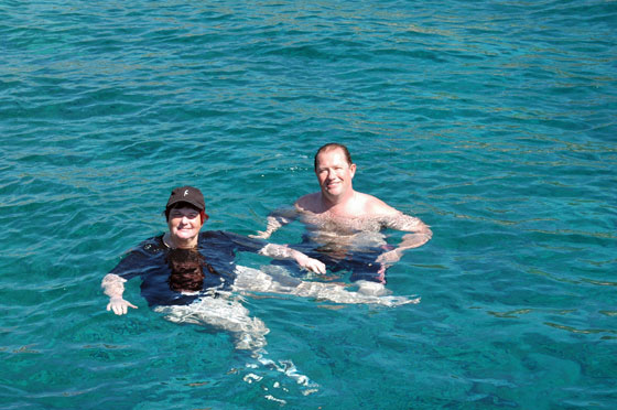 ... Zeit für ein Bad im angenehmen Meer ...