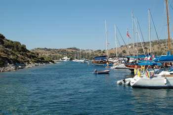 ... in der Bucht von Gemüslük ...