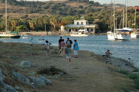 ... es war ein schöner Spaziergang zum Abendessen ...